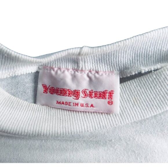 80s Young Stuff Beach Summer T Shirt one size Made USA - Picture 2 of 6